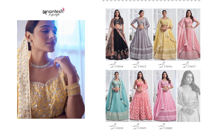 Bridesmaid Vol 3 By Anantesh Wedding Designer Lehenga Choli Surat Wholesale Market 